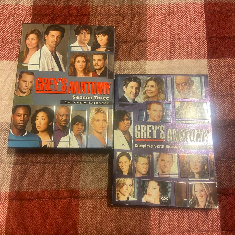 Bundle: GREY’S ANATOMY DVDs  Complete Season Three and Sixth Season